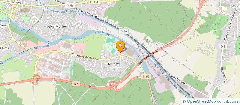 localisation de l'entreprise CENTRE AUTO SECURITE MARNAVALAIS à SAINT-DIZIER