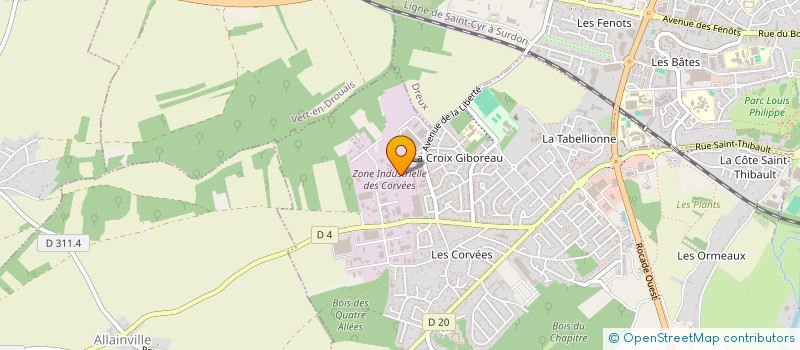 localisation de l'entreprise CENTRE AUTO SERVICE à VERNOUILLET