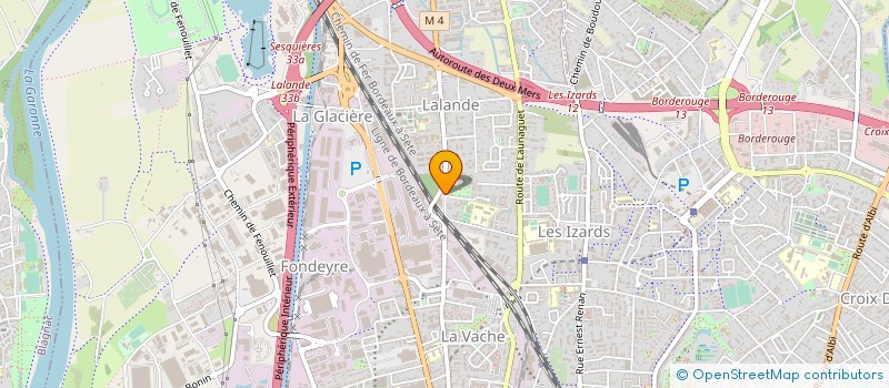 localisation de l'entreprise CENTRE AUTO SOLDAN à TOULOUSE