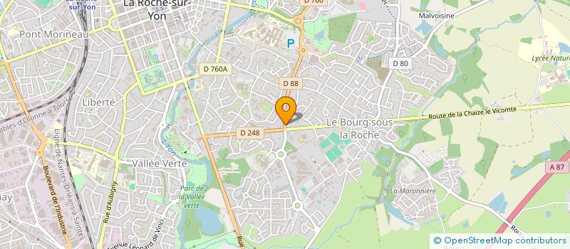 localisation de l'entreprise CENTRE AUTO SPECIALISTE à LA ROCHE-SUR-YON