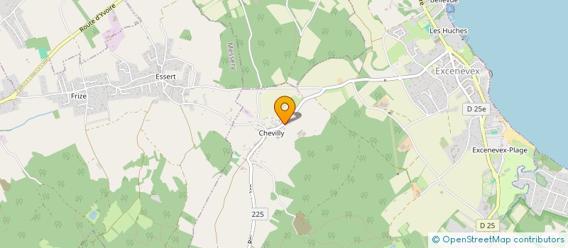 localisation de l'entreprise CENTRE AUTOMOBILE DU CHABLAIS  EXCENEVEX