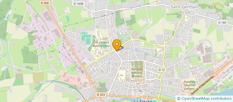 localisation de l'entreprise CENTRE AUTOMOBILE FLECHOIS  LA FLECHE