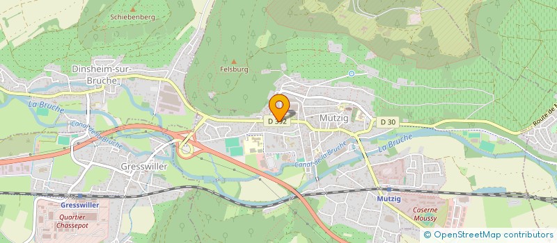 localisation de l'entreprise CENTRE AUTOMOBILE MUTZIG à MUTZIG