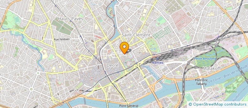 localisation de l'entreprise CENTRE AUXILIAIRE DU CLERGE à NANTES
