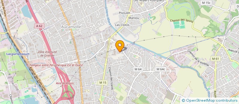 localisation de l'entreprise CENTRE AVICOLE TOULOUSAIN SA à LAUNAGUET