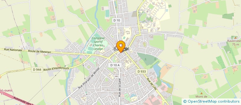 localisation de l'entreprise CENTRE BAILLEULOIS CULTURE ET LOISIRS à BAILLEUL