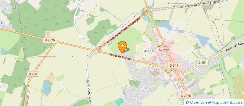 localisation de l'entreprise CENTRE BERRY CONSTRUCTION  SAINT-DOULCHARD