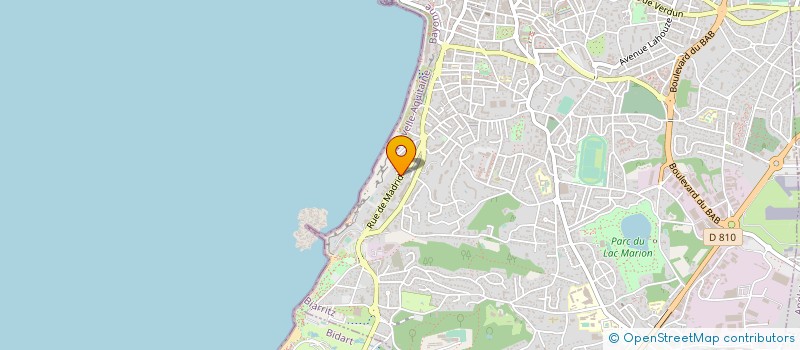 localisation de l'entreprise CENTRE BIBLIQUE PROTESTANT - RADIO BONNE NOUVELLE à BIARRITZ