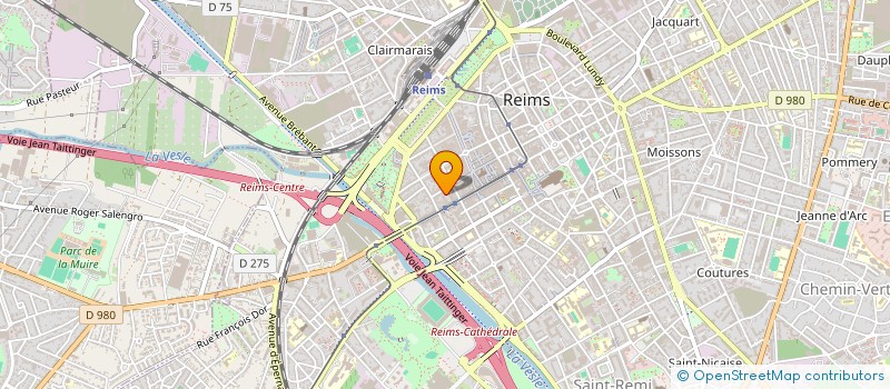 localisation de l'entreprise CENTRE BIBLIQUE  VIE NOUVELLE  REIMS