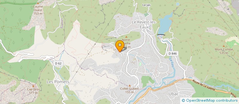 localisation de l'entreprise CENTRE BIEN ETRE ET BEAUTE INFANTINO  LE REVEST-LES-EAUX