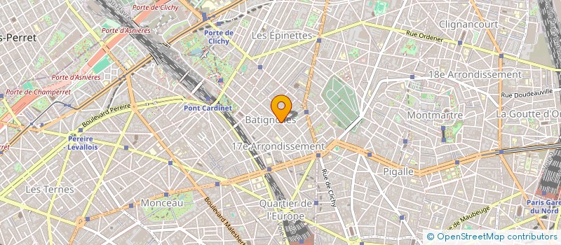 localisation de l'entreprise CENTRE BIEN ETRE SANTE  PARIS