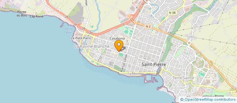 localisation de l'entreprise CENTRE BIEN NAITRE à SAINT-PIERRE