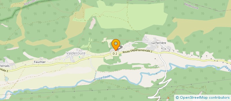 localisation de l'entreprise CENTRE BODHI PATH  VALDEROURE