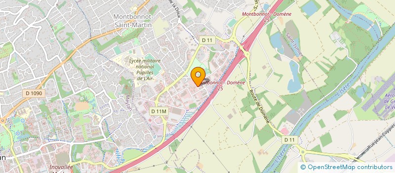 localisation de l'entreprise CENTRE BORA BORA  MONTBONNOT-SAINT-MARTIN