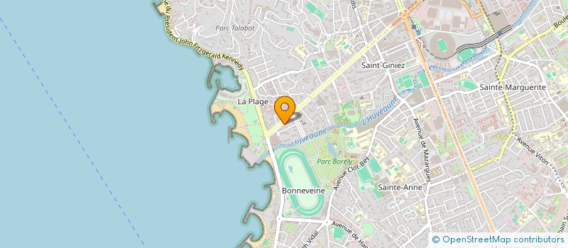 localisation de l'entreprise CENTRE BORELY ESTHETIQUE & LASER à MARSEILLE