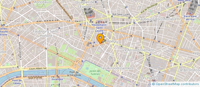 localisation de l'entreprise CENTRE BOURSE  PARIS