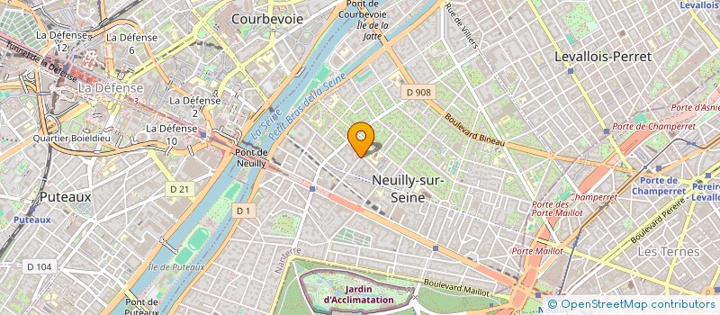 localisation de l'entreprise CENTRE BRESLEV à NEUILLY-SUR-SEINE