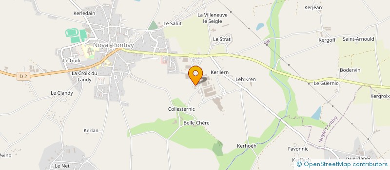 localisation de l'entreprise CENTRE BRETAGNE SERVICES ET MAINTENANCE à SAINT-GONNERY