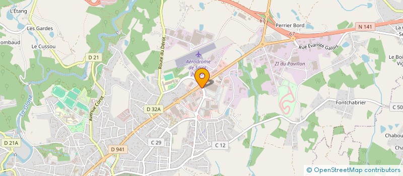localisation de l'entreprise CENTRE BRICOLAGE ET LOISIRS à SAINT JUNIEN