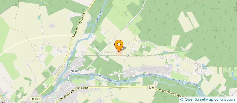 localisation de l'entreprise CENTRE CANTON JEUNES AGRICULTEURS  FAY-AUX-LOGES