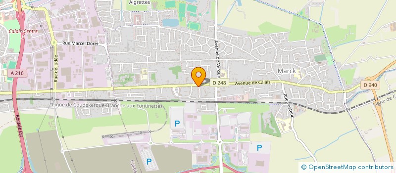 localisation de l'entreprise CENTRE CAPILLAIRE REGIONAL VIVIANO  MARCK