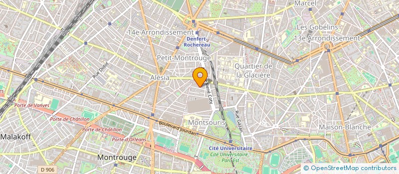 localisation de l'entreprise CENTRE CARDIO SUD  PARIS