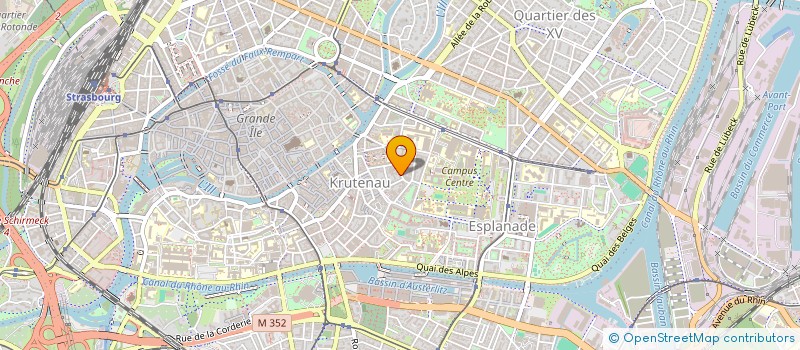 localisation de l'entreprise CENTRE CARROUSEL ASCC à STRASBOURG