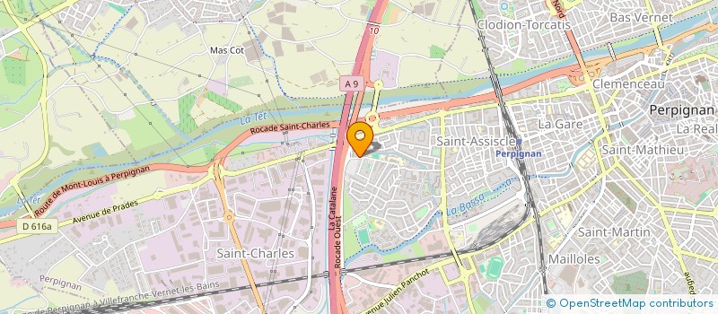 localisation de l'entreprise CENTRE CATALAN D'ONCOLOGIE  PERPIGNAN