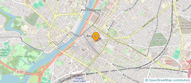 localisation de l'entreprise CENTRE CELLU-LIGNE à ANGERS
