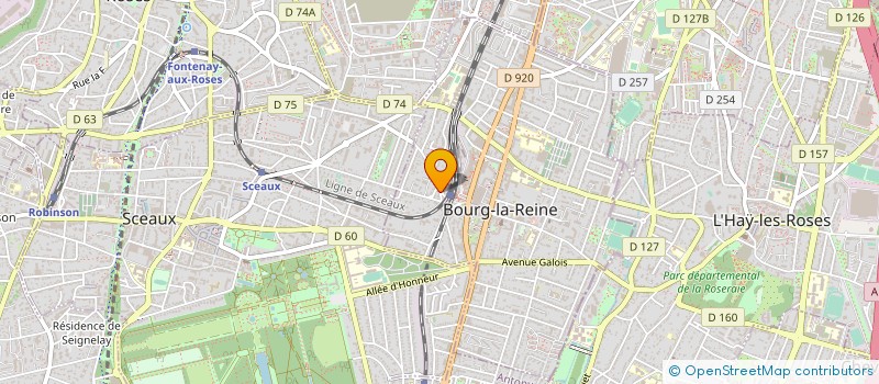 localisation de l'entreprise CENTRE CHIROPRATIQUE V.S.G.N à BOURG-LA-REINE