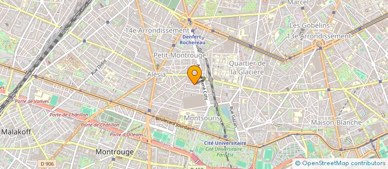 localisation de l'entreprise CENTRE CHIRUR CARDIO PARIS SUD à PARIS