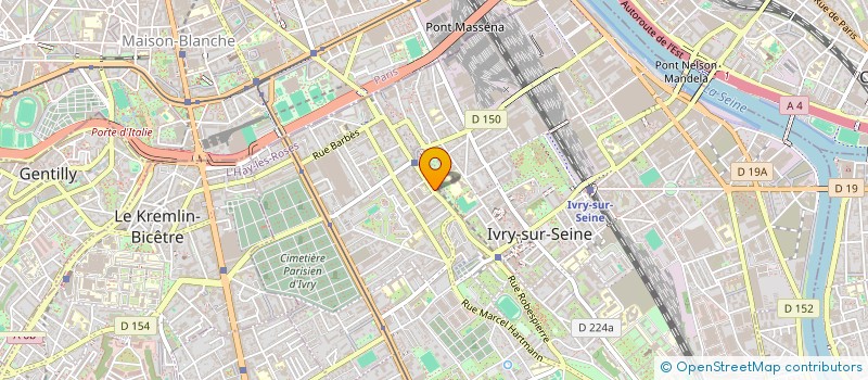 localisation de l'entreprise CENTRE CHIRURGICAL D IVRY à IVRY-SUR-SEINE