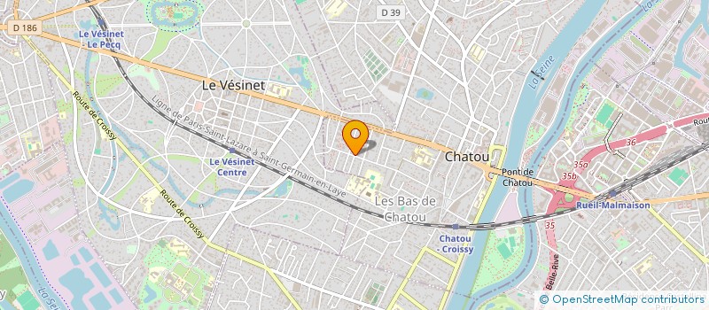 localisation de l'entreprise CENTRE CHIRURGICAL DE CHATOU  CHATOU