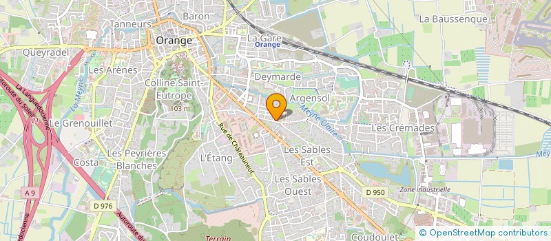 localisation de l'entreprise CENTRE CHIRURGICAL DE L'ARTHROSE à ORANGE