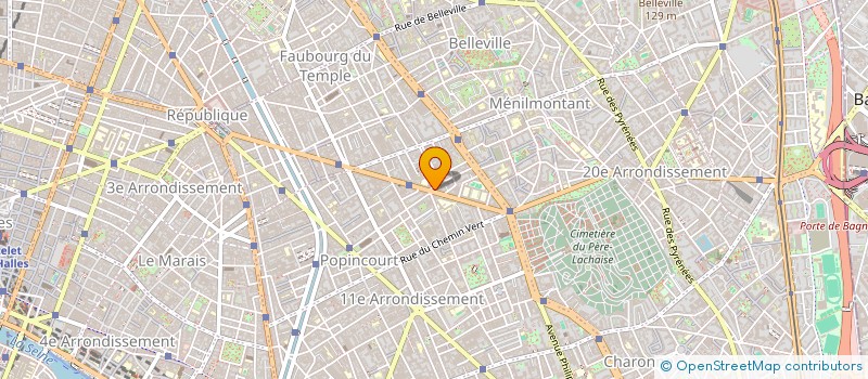 localisation de l'entreprise CENTRE CHIRURGICAL PARIS EST à PARIS