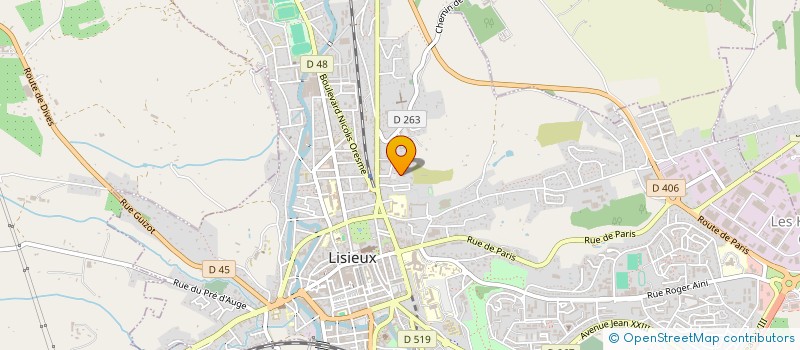 localisation de l'entreprise CENTRE CHOREGRAPHIQUE DU PAYS D AUGE  LISIEUX