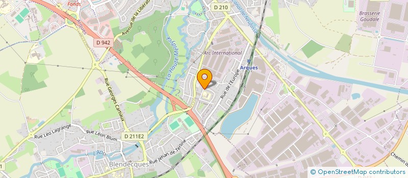 localisation de l'entreprise CENTRE CHRETIEN AUDOMAROIS  ARQUES