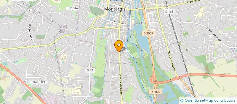 localisation de l'entreprise CENTRE CHRETIEN DE LA NOUVELLE ALLIANCE (CCNA) à MONTARGIS