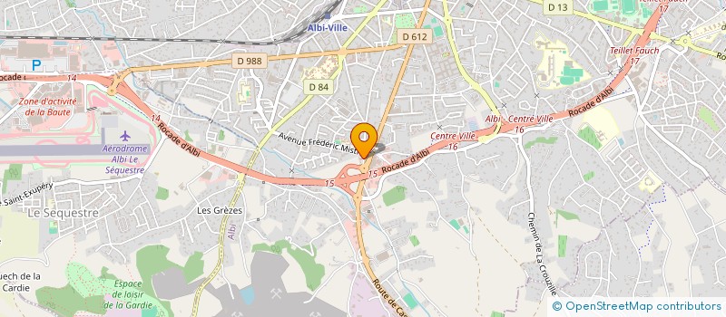 localisation de l'entreprise CENTRE CHRETIEN DE REVEIL ALBI à ALBI