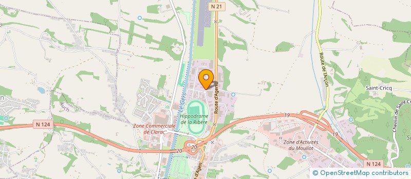 localisation de l'entreprise CENTRE CHRETIEN DE REVEIL AUCH  AUCH