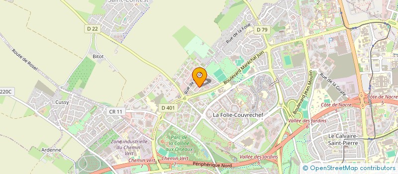 localisation de l'entreprise CENTRE CHRETIEN DE REVEIL CAEN à CAEN