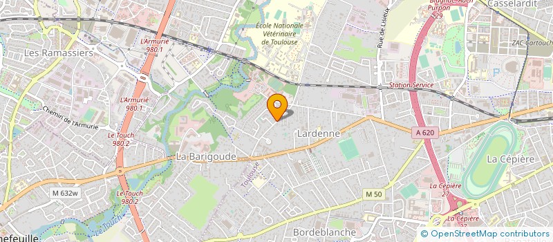 localisation de l'entreprise CENTRE CHRETIEN L'ALLIANCE ROYALE  TOULOUSE