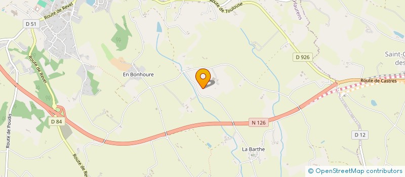 localisation de l'entreprise CENTRE CHRETIEN TARNAIS à PUYLAURENS