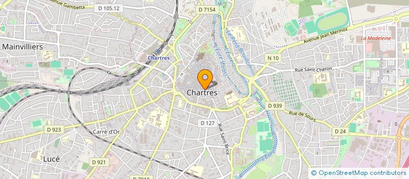 localisation de l'entreprise CENTRE CLINSTITUT à CHARTRES