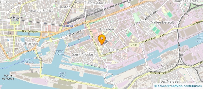 localisation de l'entreprise CENTRE COBALTHERAPIE HAVRAISE à LE HAVRE