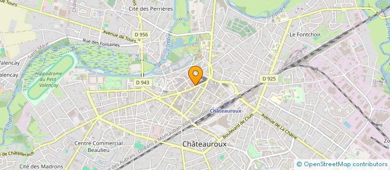 localisation de l'entreprise CENTRE COLBERT à CHATEAUROUX