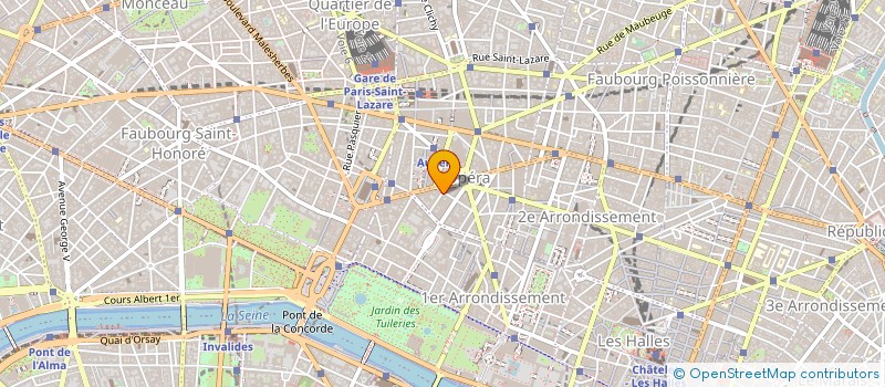 localisation de l'entreprise CENTRE COM INTERNAT EUROCONTACT  PARIS