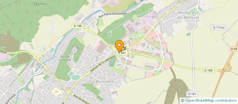 localisation de l'entreprise CENTRE COMMERCIAL BBB à BRUAY-LA-BUISSIERE