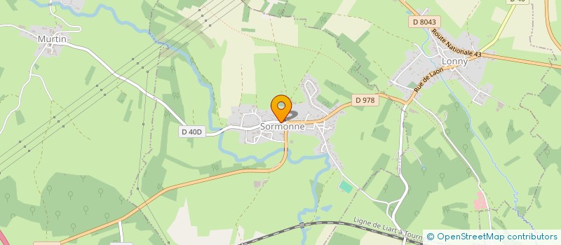 localisation de l'entreprise CENTRE COMMERCIAL D'ACTION SOCIALE  SORMONNE