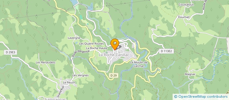 localisation de l'entreprise CENTRE COMMERCIAL D ARGENTAT à ARGENTAT-SUR-DORDOGNE